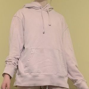 A light pink American Eagle hoodie in size medium